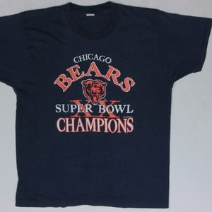 80s Vintage Chicago Bears Superbowl T Shirt